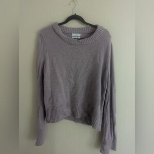 Halston Heritage Lavender Crewneck Sweater
